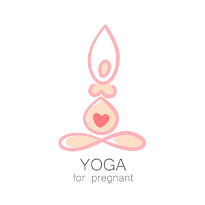 瑜伽孕妇模板
