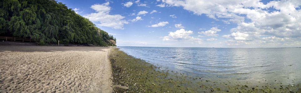 悬崖波兰，波罗的海全景格丁尼亚 Orlowo