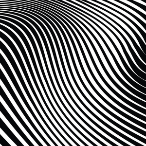 抽象扭曲的黑白线条背景图片