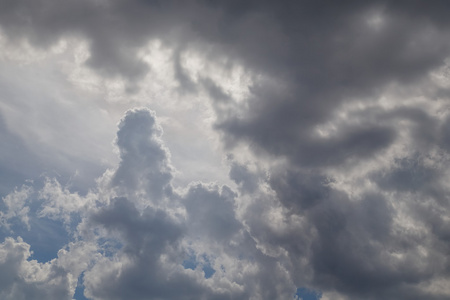 戏剧性的天空与暴风雨云