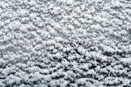 玻璃上的湿雪, 冬天的背景