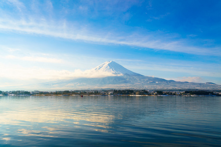 富士山和河口湖日本