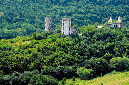 Chervonohorod 城堡遗址 Nyrkiv 村 Ternopil 区景观景观