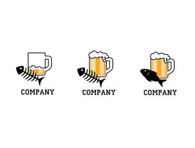 啤酒鱼 logo 平