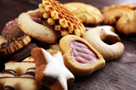 多彩饼干图片