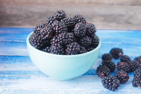 天然有机黑莓夏季浆果