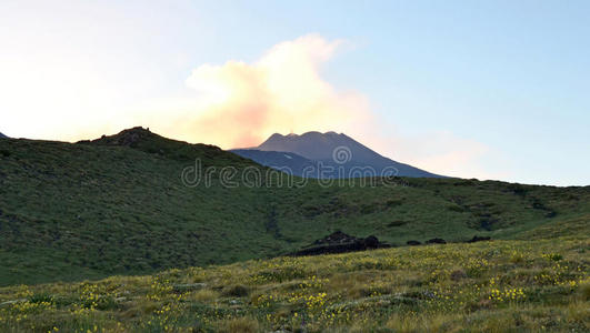 埃特纳火山图片