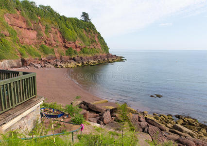 英格兰德文湾和梅登康贝海滩