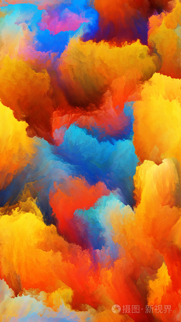 模式和五彩缤纷的画