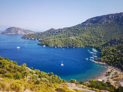 Sarsala 湾, Gocek, 土耳其