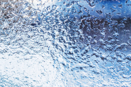 玻璃冰冻冰纹照片