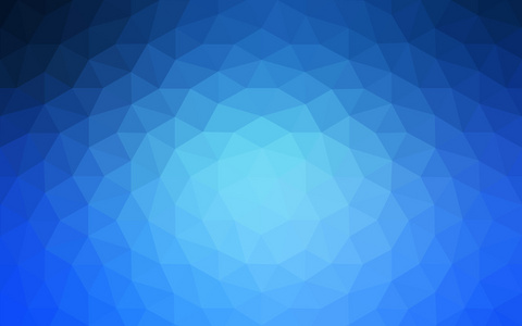 蓝色的多边形设计模式，三角形和梯度的折纸样式组成的