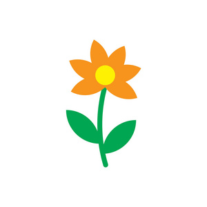 白色 backgrou 上的向日葵图标矢量符号与符号分离照片