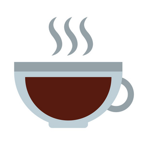 杯咖啡孤立的图标设计