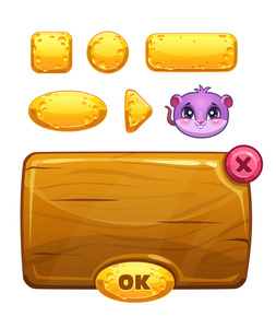 游戏界面边框卡通奶酪用户界面照片