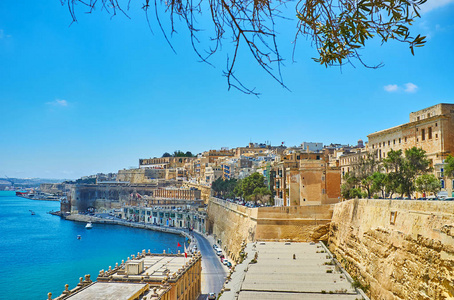 马耳他海岸观与憃鱼码头大城墙堡垒及历史建筑