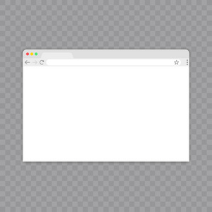 浏览器窗口。以扁平样式进行 Web 浏览器。窗口概念互联网浏览器。样机屏幕设计。矢量插图概念