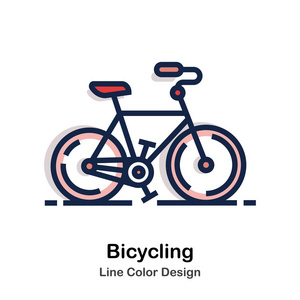 自行车线条颜色