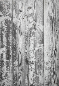 仿古木木板背景与剥落白色油漆