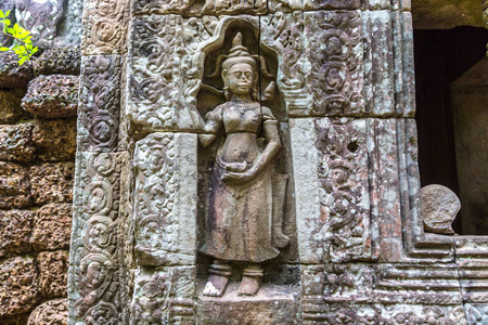 夏季, 柬埔寨暹粒复杂吴哥窟塔 Som 寺