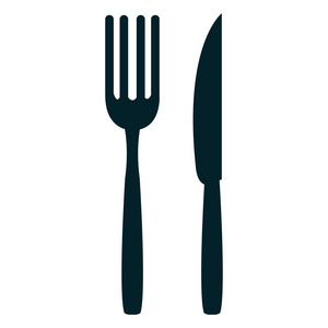 餐厅和食品的孤立平面图标图片
