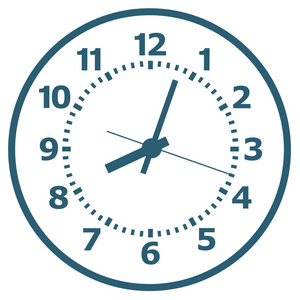 壁装的数字时钟照片