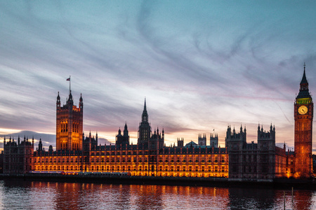 晴朗的天气,英国伦敦塔桥