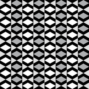 备用的白色灰色和黑色菱形几何图案