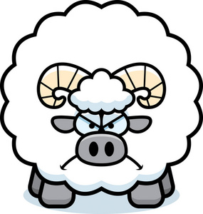 公羊卡通图片