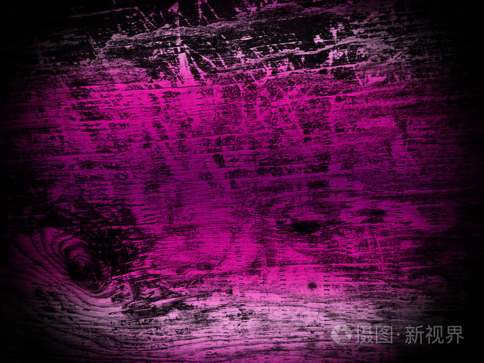 粉色渐变和黑色旧木材纹理背景