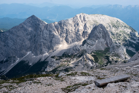 美丽的景色 Triglav 国家公园朱利安阿尔卑斯山，斯洛文尼亚