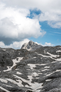 美丽的景色 Triglav 国家公园朱利安阿尔卑斯山，斯洛文尼亚