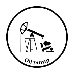 石油泵图标