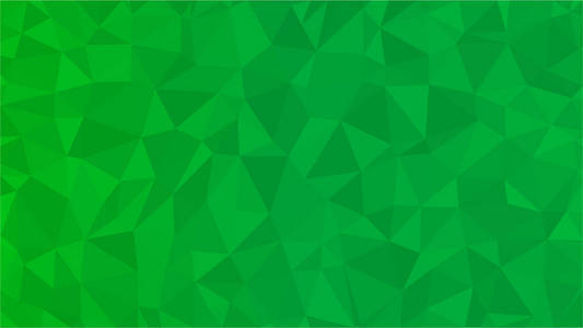 绿色自然多边形马赛克背景, 低聚风格, 矢量插画, 商务设计模板