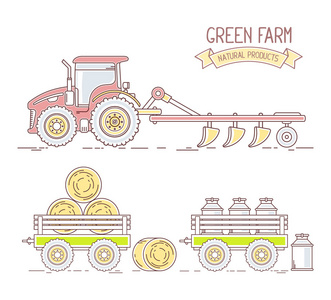 农业综合企业。 农业和农业主题