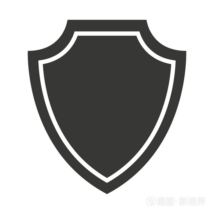 安全隔离的盾牌图标设计