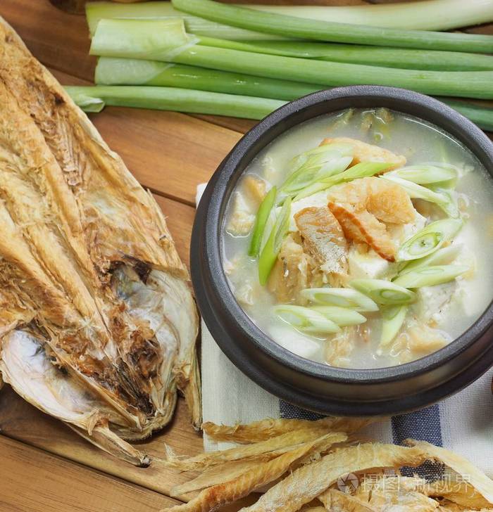 韩国食品干鳕鱼汤