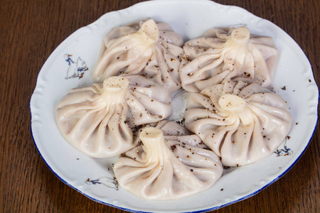 格鲁吉亚传统 Khinkali 饺子