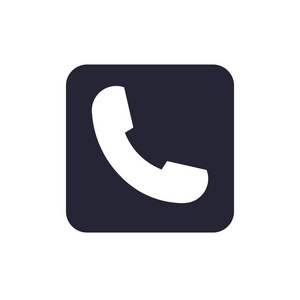 电话图标矢量隔离在白色背景为您的 web 和移动应用程序设计, 电话徽标概念