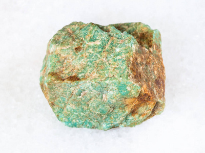 乌拉尔山白大理石天然矿物原始 Amazonite 宝石的宏观拍摄