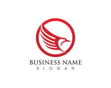 隼鹰鸟 logo 模板矢量 ico照片