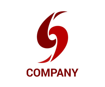 周期徽标红色空间天文学虫洞曲线周期椭圆运动空气波字母数字6和9永恒