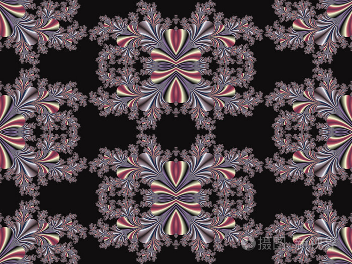 神话般的对称背景.神奇的缎子.您可以使用它 f