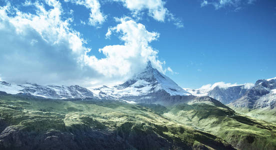 采尔马特，瑞士马特宏峰，山