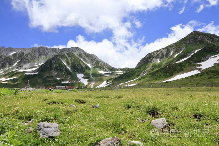 日本富山夏季立山雪山照片 正版商用图片0s4d06 摄图新视界