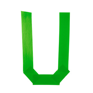 字母 U 符号制成的绝缘胶带
