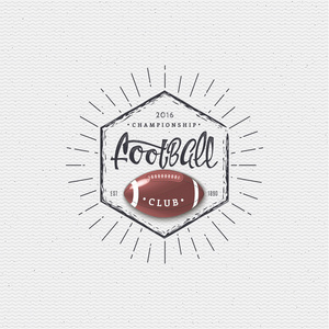 美式足球徽章 贴纸可以用来设计网站，衣服
