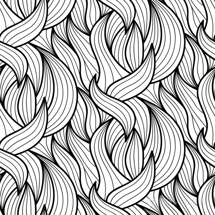 矢量花卉背景的画出的线条