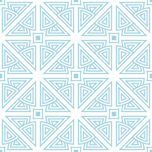 用于 web纺织品和墙纸的白色和蓝色几何无缝图案