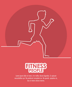 健身人海报图片
